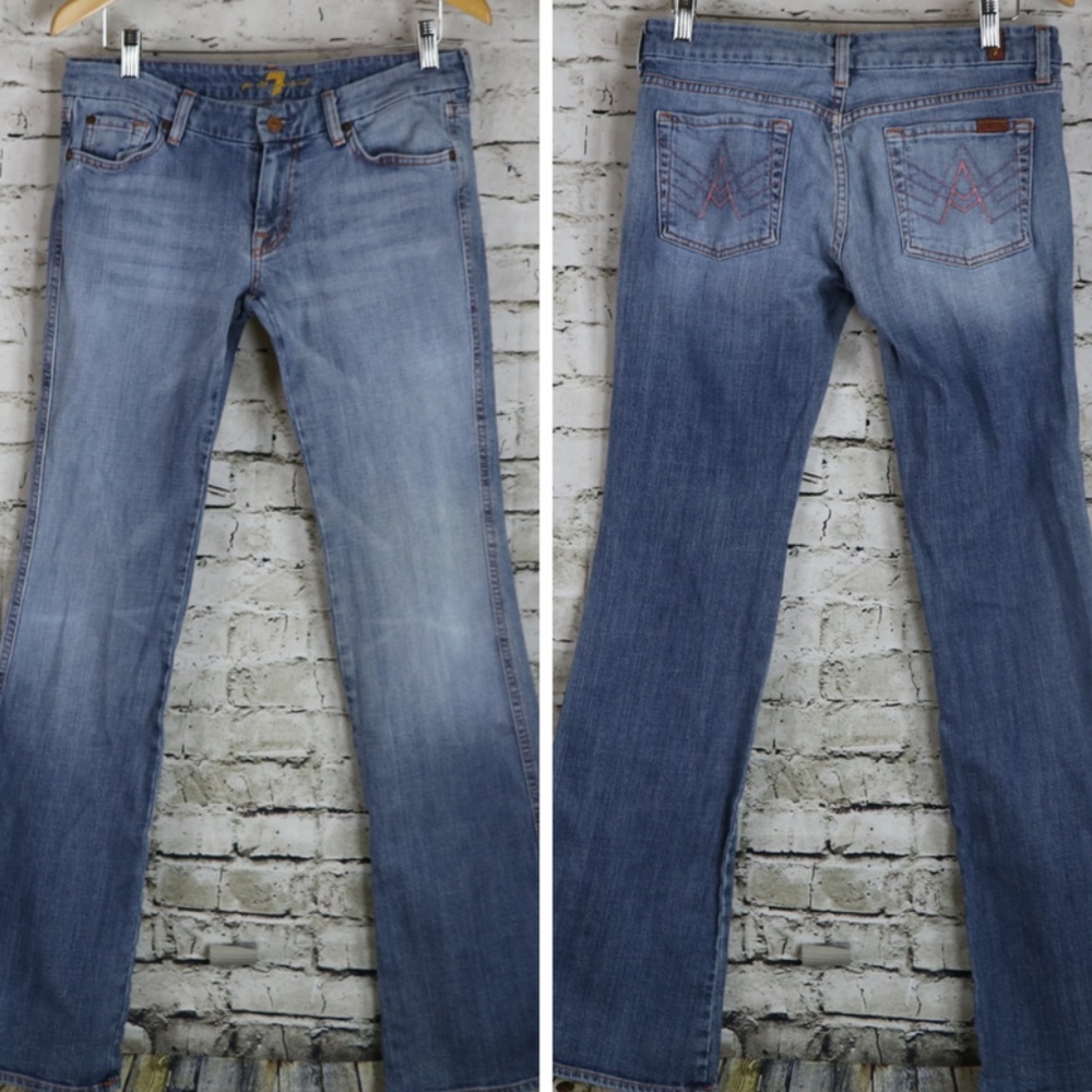 SEVEN 7 FOR ALL MANKIND Jean A Pocket Low Rise